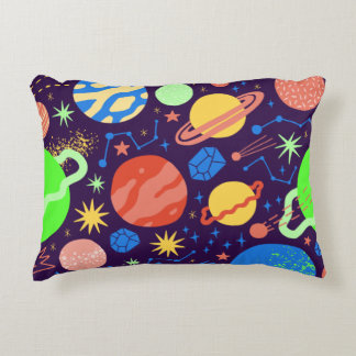 Planet and Space Theme Pillow Case