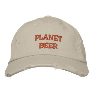 Planet Beer Distressed Cap (Stone)