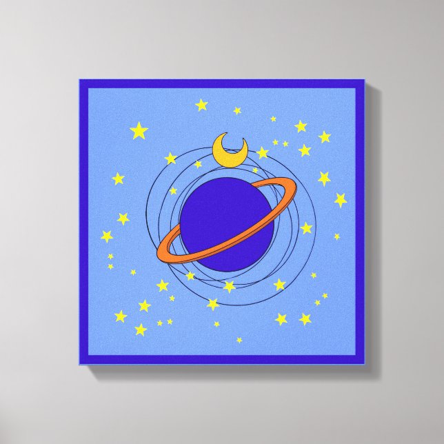 Planet Canvas Print (Front)