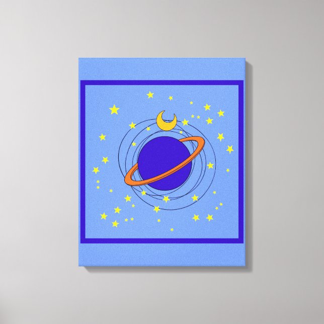 Planet Canvas Print (Front)