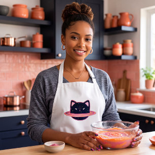 Planet Cat Long Apron