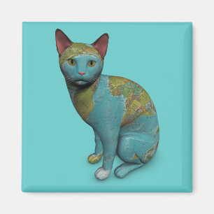 Planet Cat Magnet