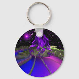 Planet Chlorboniev Purple Keychain