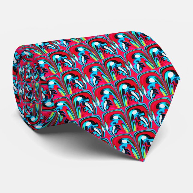Planet climate change tie (Rolled)