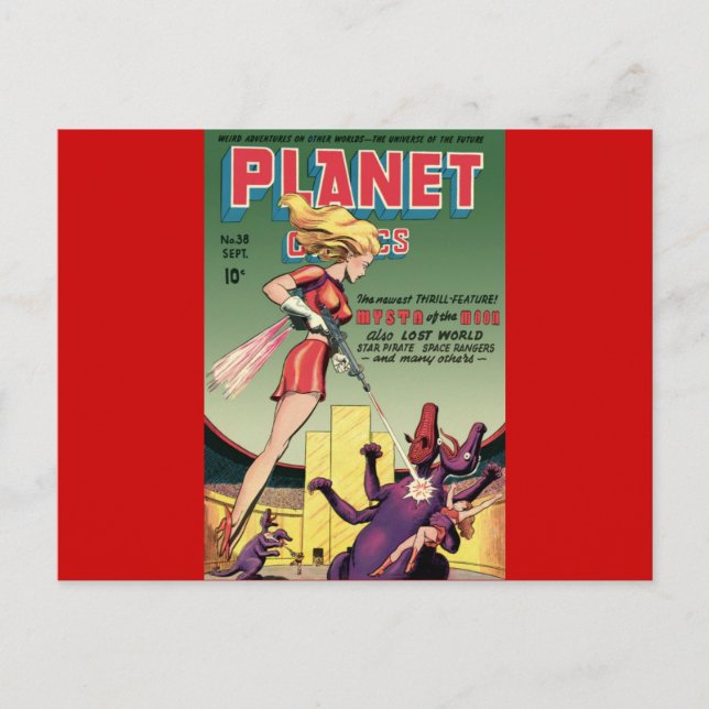 Planet Comics Postcard (Front)