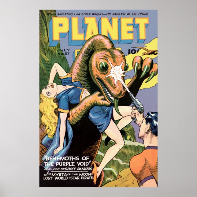 Planet Comics Poster (Front)