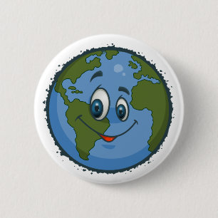 planet_earth 2 inch round button