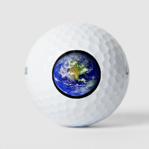 Planet Earth Blue Marble Golf Balls