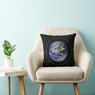 Planet Earth - Christian  John 3:16 Jesus God Throw Pillow