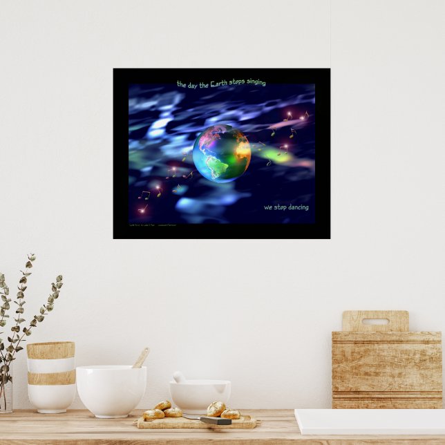 Planet Earth Dance Poster (Kitchen)