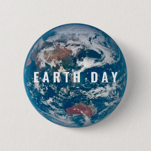 Planet Earth - Earth Day Badge 2 Inch Round Button