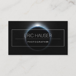 Planet Earth Eclipse Photographer Business Cards
