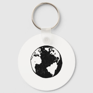 Planet Earth Ecology Earth Lover Keychain