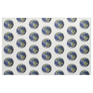 Planet Earth Fabric
