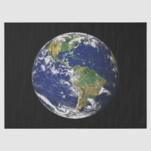 PLANET EARTH FROM SPACE 23” Wrapping Tissue Paper