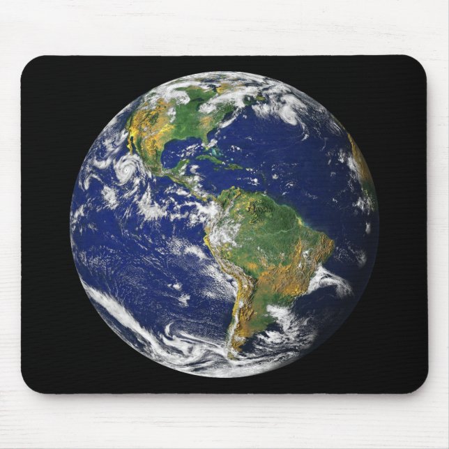 PLANET EARTH FROM SPACE (America) Mousepad (Front)
