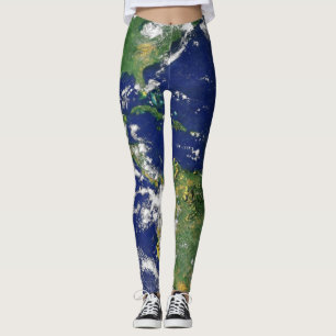 PLANET EARTH FROM SPACE Girls' Leggings (America)