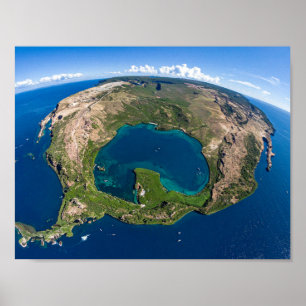 Planet Earth from space Poster