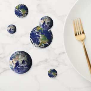 PLANET EARTH FROM SPACE Table Confetti