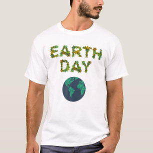 Planet Earth Globe Earth Day T-Shirt