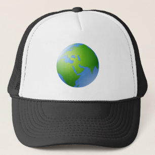Planet Earth Globe Trucker Hat