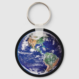 Planet Earth Key Chain. Keychain