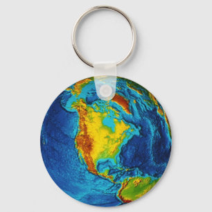 Planet Earth Keychain