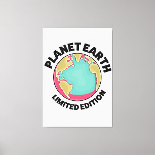 Planet Earth limited edition Canvas Print