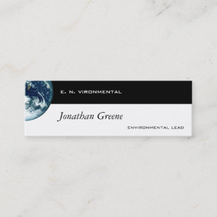 Planet Earth Mini Business Card