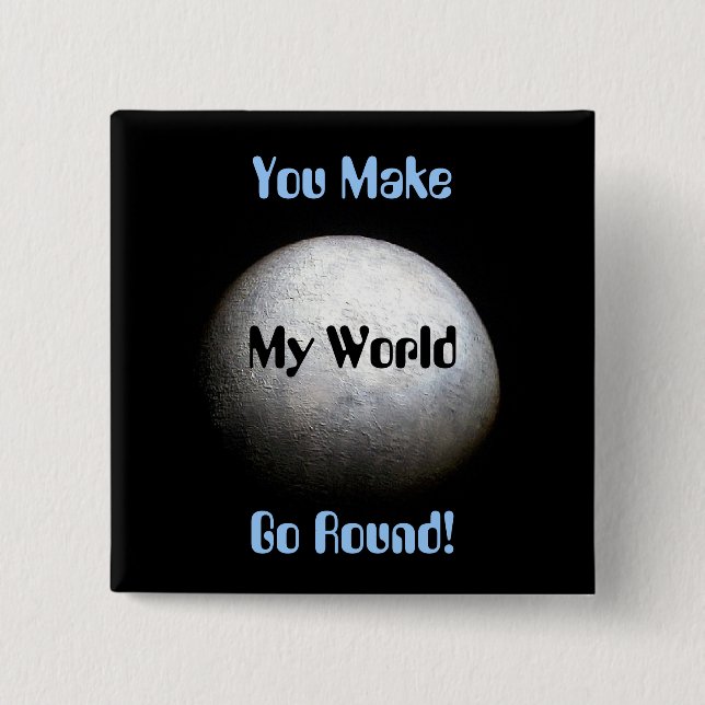 Planet Earth Model Button (Front)
