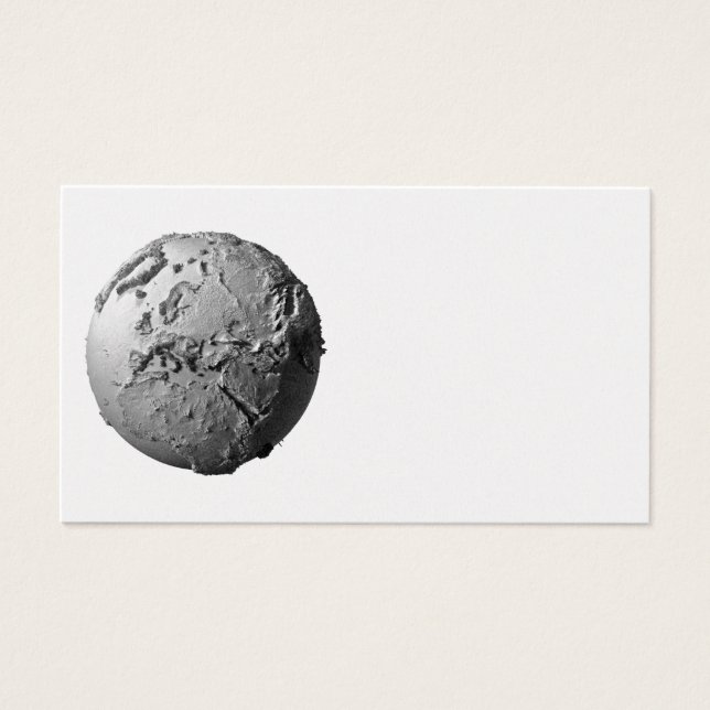 Planet Earth On White Arrière - plan - Europe, 3d (Devant)