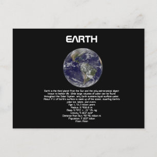 Planet Earth Postcard