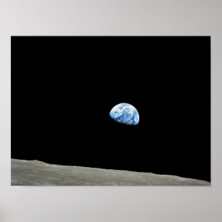 Planet Earth Rising Poster