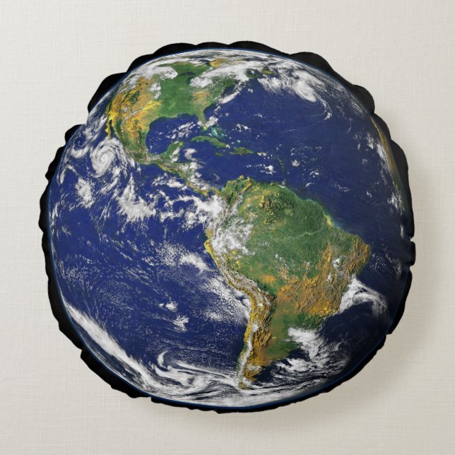 Planet Earth | Round Pillow (Front)
