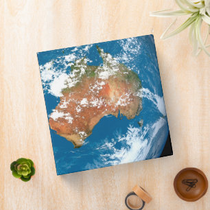 Planet Earth Showing Clouds Over Australia. Binder