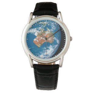 Planet Earth Showing Clouds Over Australia. Watch