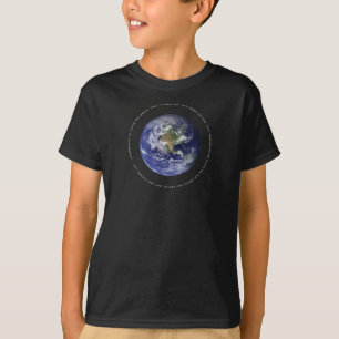Planet Earth Space - Christian John 3:16 Religion T-Shirt