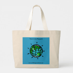 Planet Earth - Sustainable living - Conservation Large Tote Bag