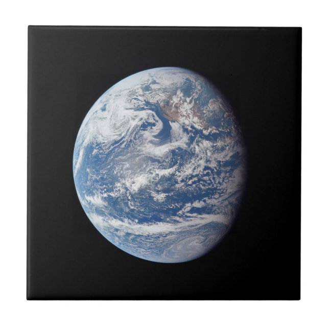 Planet Earth Taken By The Apollo 11 Crew. Tile (Front)