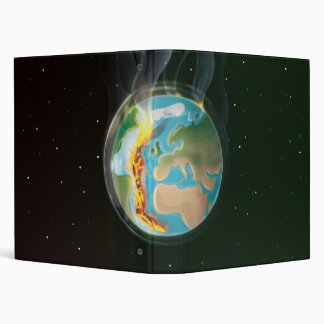 Planet Earth Tectonic Plates Binder
