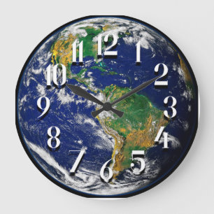 Planet Earth Wall Clock