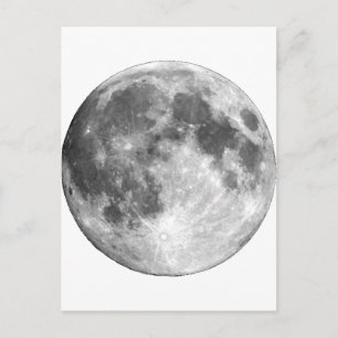 PLANET EARTH'S MOON (solar system) ~ Postcard