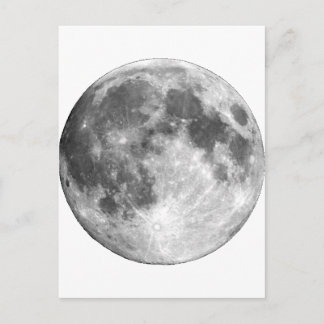 PLANET EARTH'S MOON (solar system) ~ Postcard