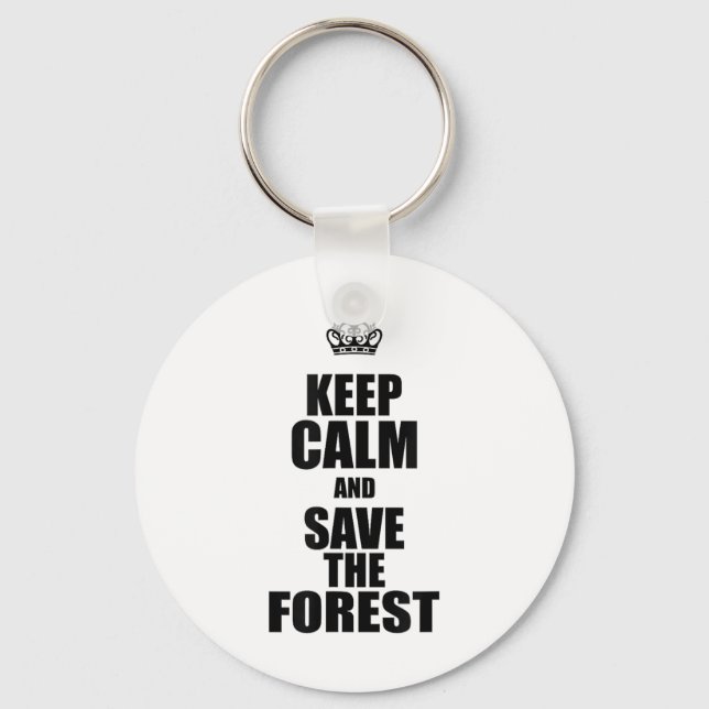 Planet Environmental Saying Climate Protection Des Keychain (Front)