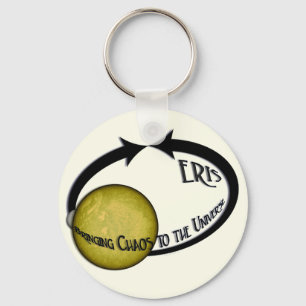 Planet Eris Bringing Chaos To The Universe Keychain