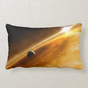 Planet Fomalhaut B Orbiting a Star Lumbar Pillow