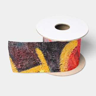 planet graffiti satin ribbon