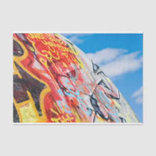 planet graffiti tissue paper