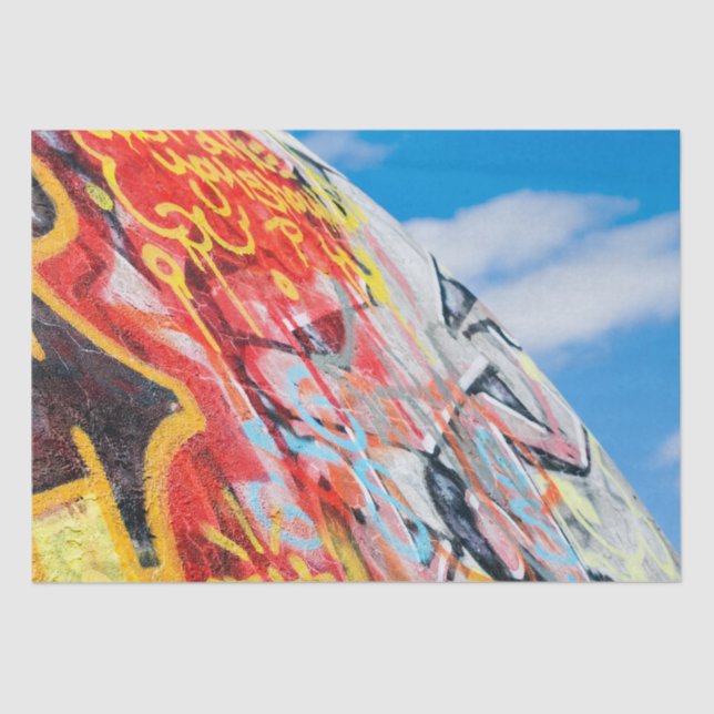 planet graffiti tissue paper (Front)