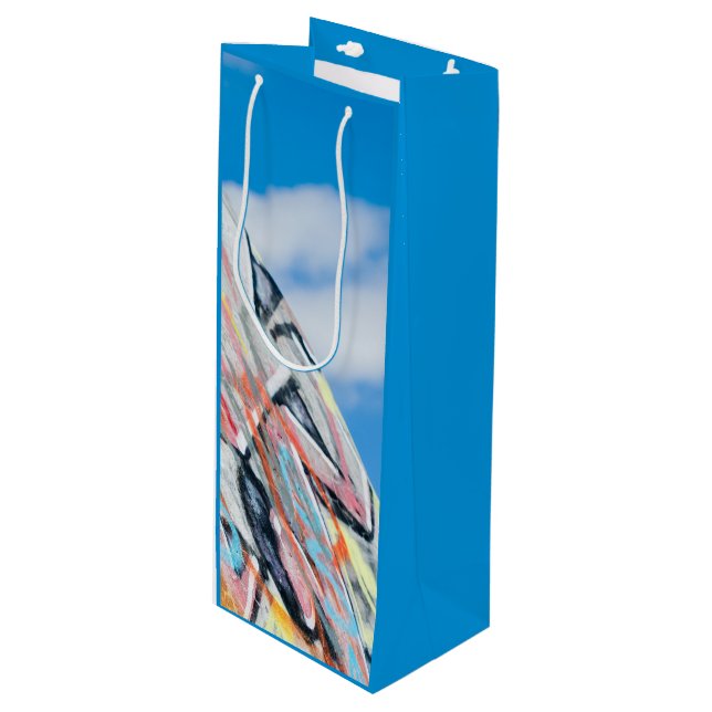 planet graffiti wine gift bag (Front Angled)